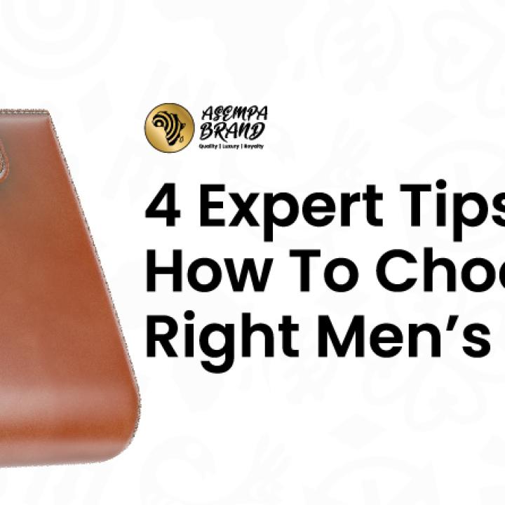 4 Expert Tips On How To Choose The Right Men’s Wallet